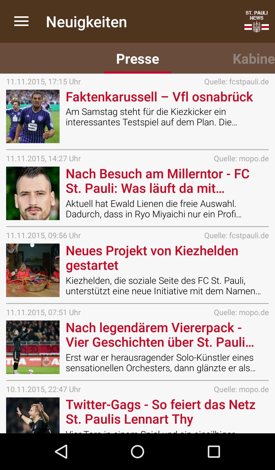 St. Pauli News