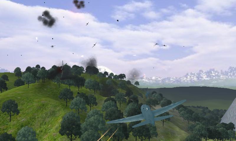 world war plane combat