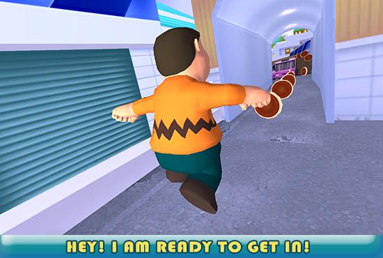 3D Big Boy City Run Dash Surf