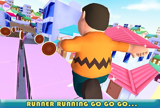 3D Big Boy City Run Dash Surf