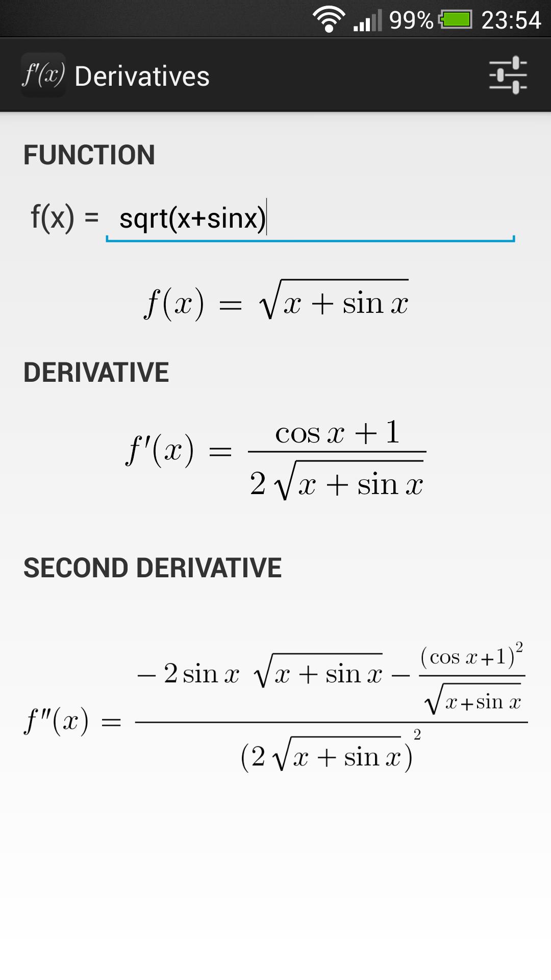 Derivatives