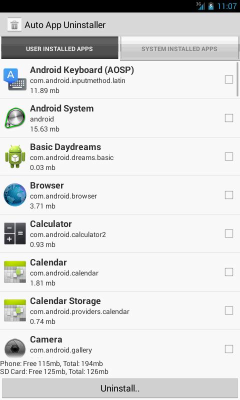 Auto App Uninstaller