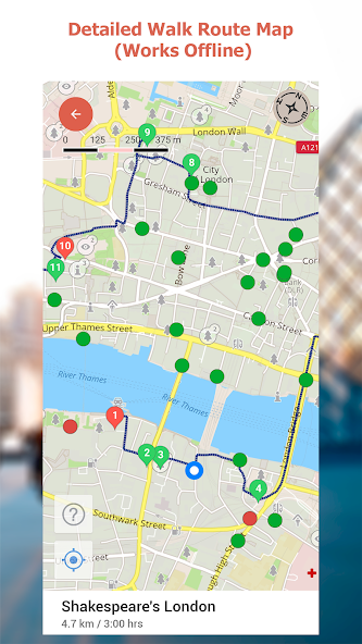 Dhaka Map and Walks