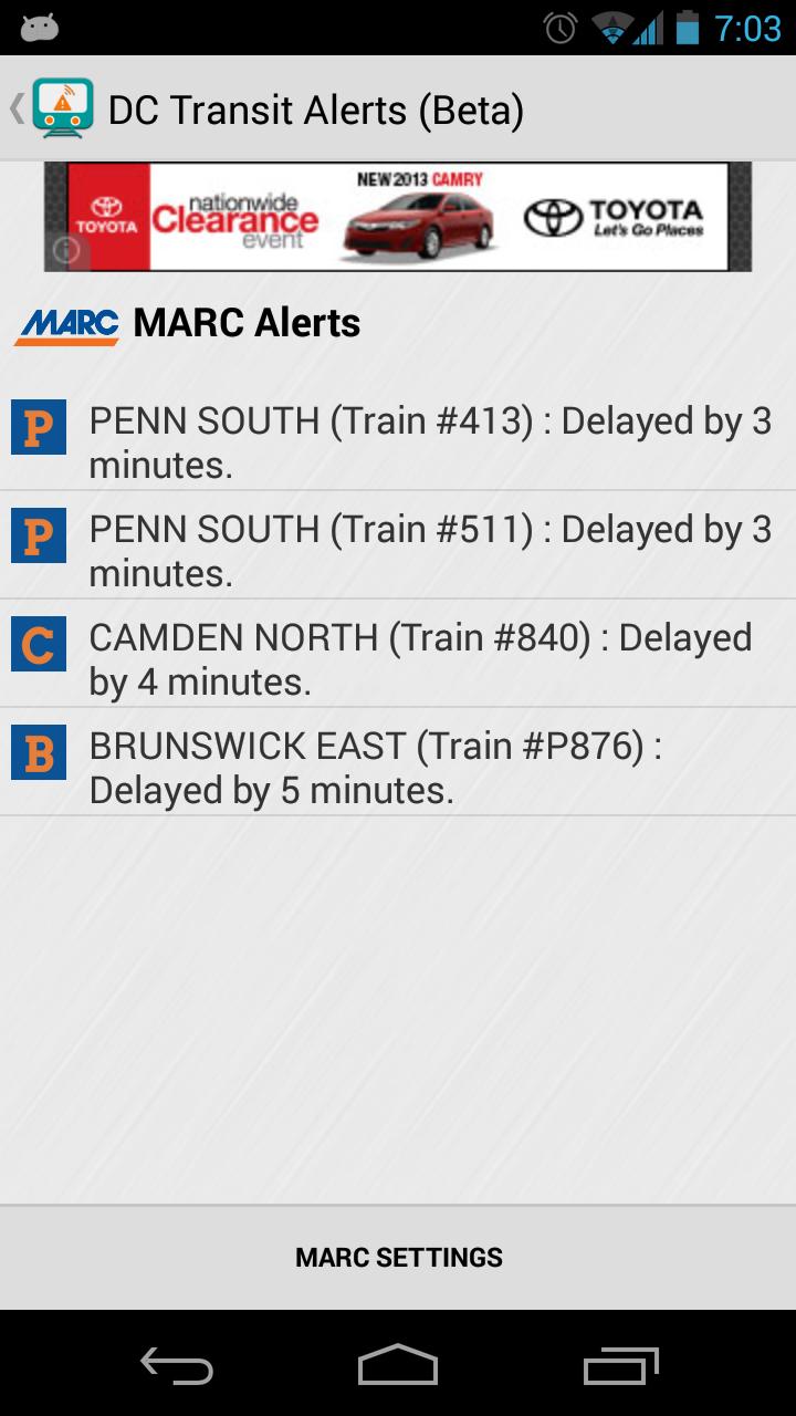 DC Transit Delays