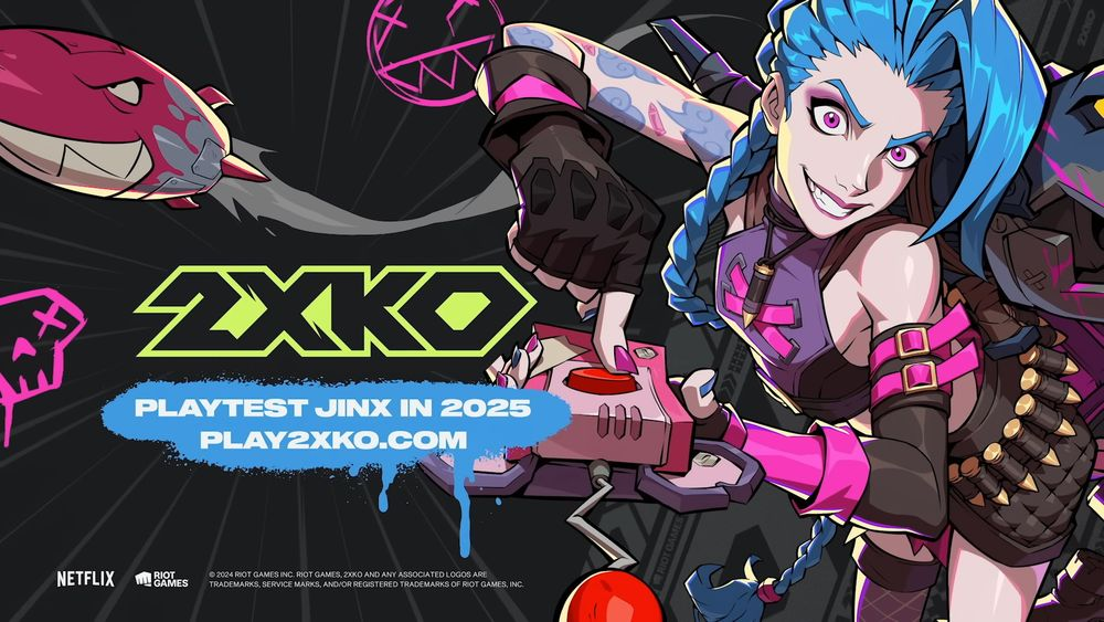 Game de combate ao fundo de "League of Legends" 2xko "expôs um novo personagem [Jinx] trailer promocional para ganhar um vislumbre do estilo de luta de Jinx