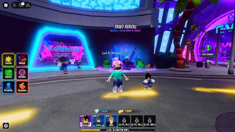 ลักษณะทั้งหมดในอะนิเมะ Reborn - Roblox