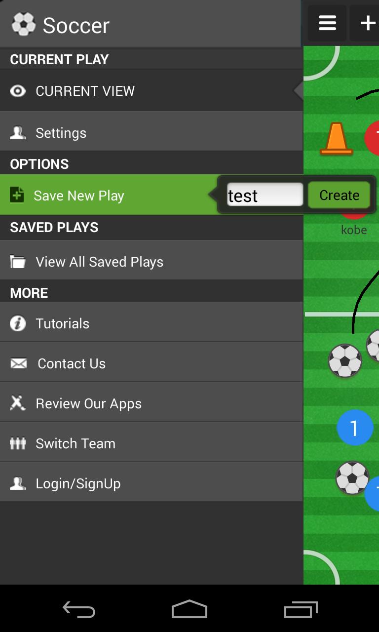 Soccer coach's clipboard