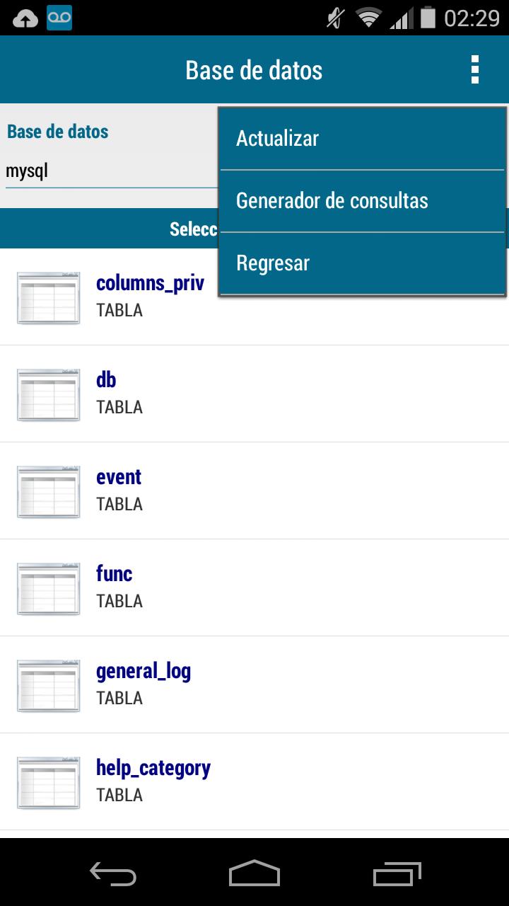 vcrox mysql client