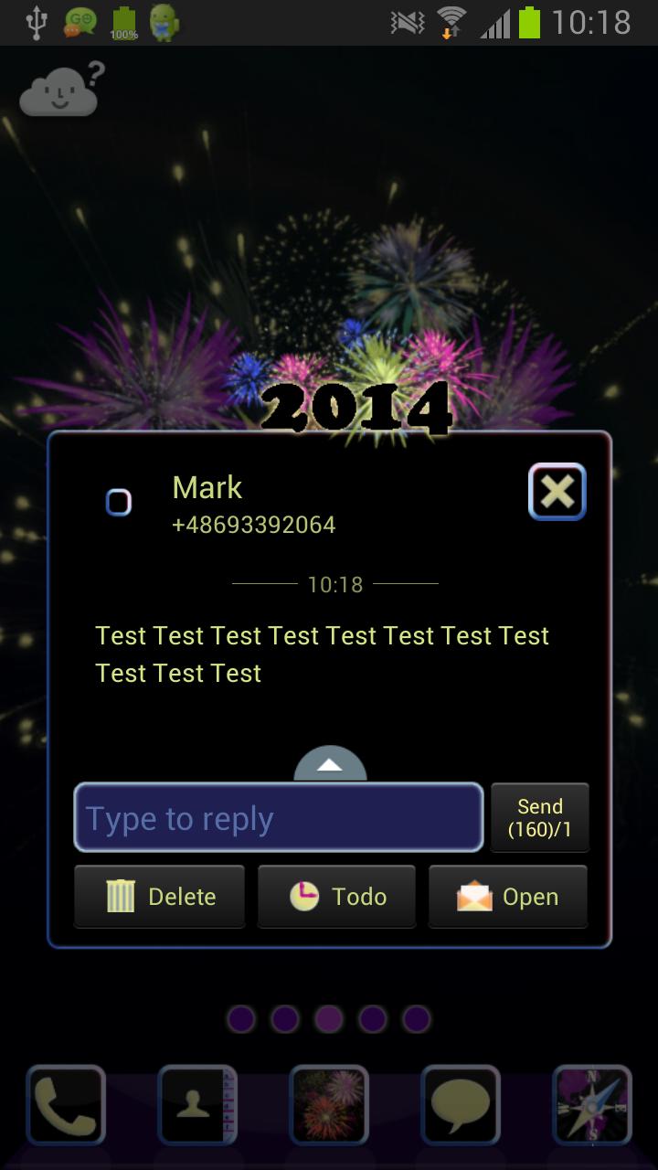 New Years Eve - GO SMS Theme