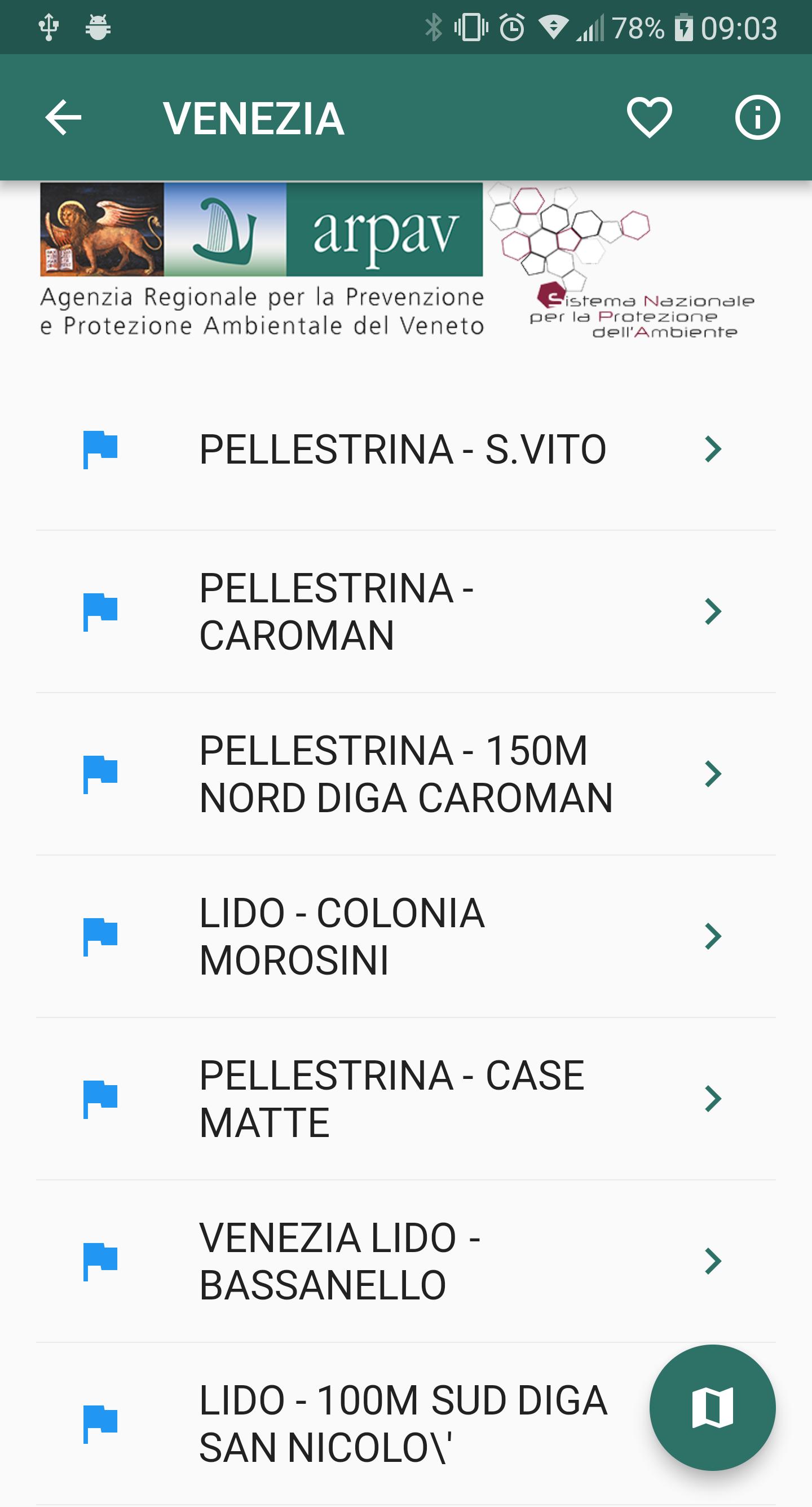 ARPAV balneazione
