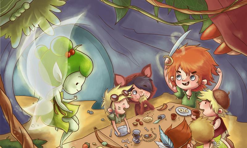 Peter Pan und Captain Hook