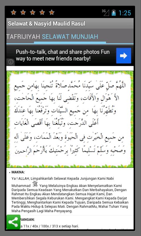 Selawat & Nasyid Maulid.