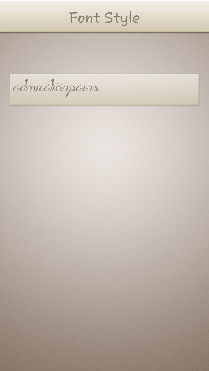 Stylish Font Style