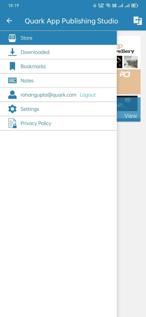 Quark App Publishing Studio