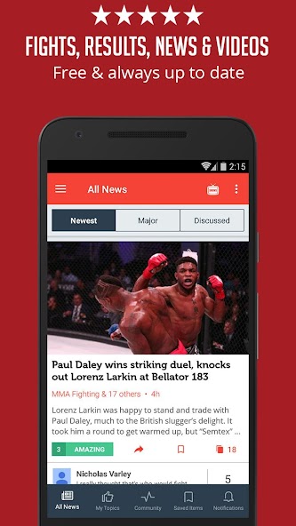 MMA Fighting News & Interviews