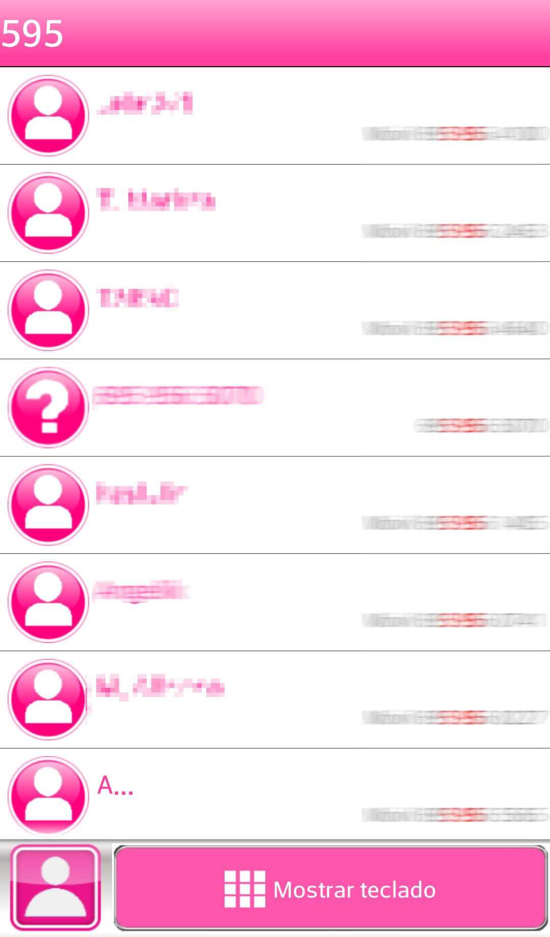 THEME PINK GLASS FOR EXDIALER