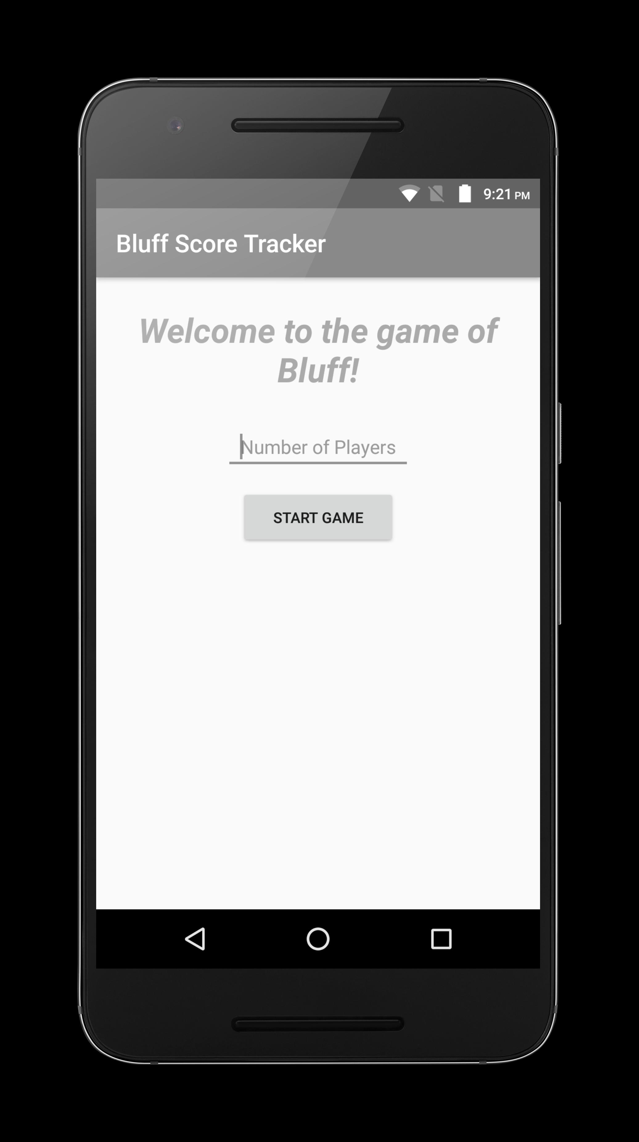 Bluff Score Tracker