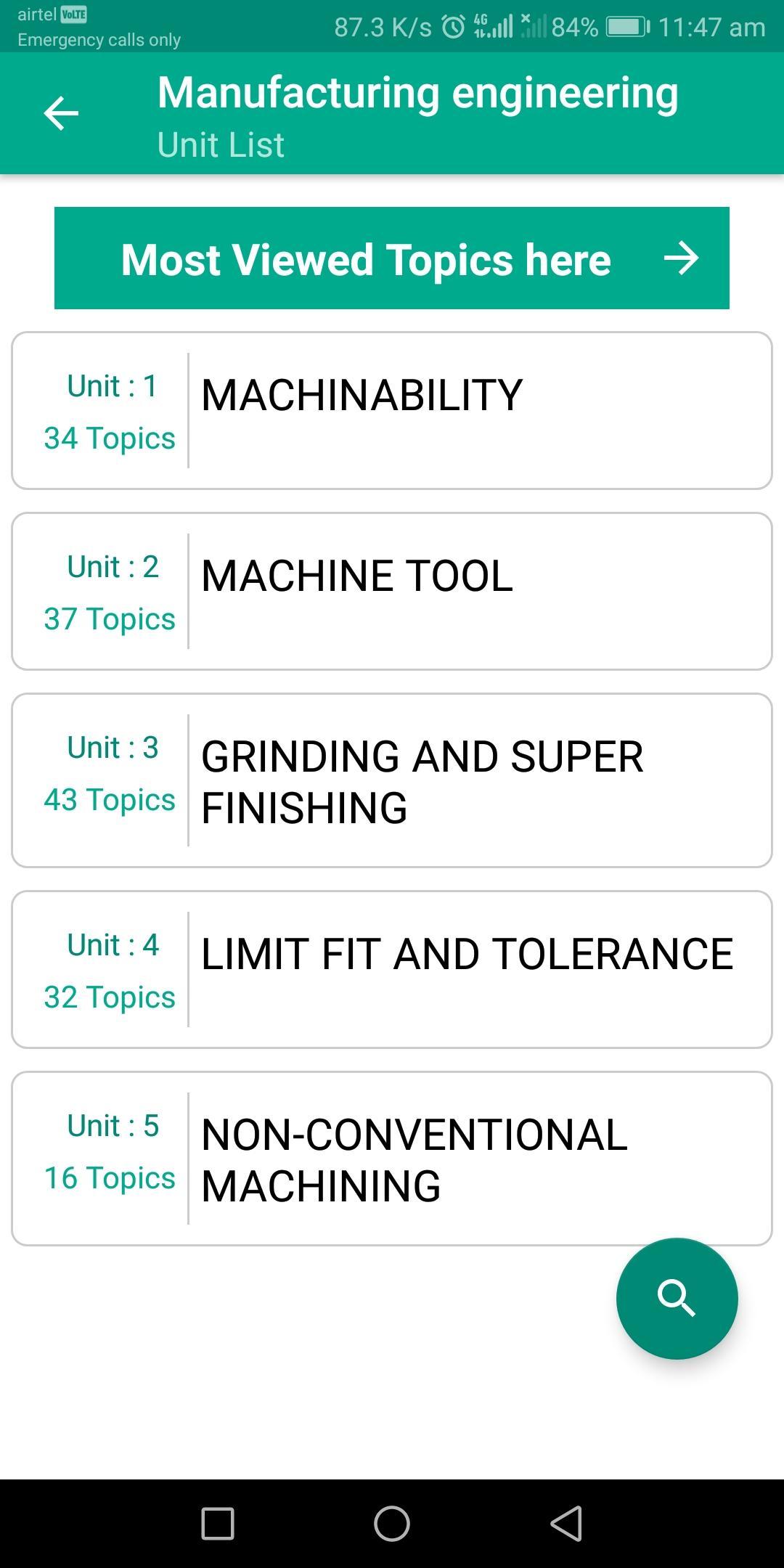 Manufacturing engineering