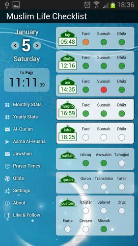 Muslim Life Checklist