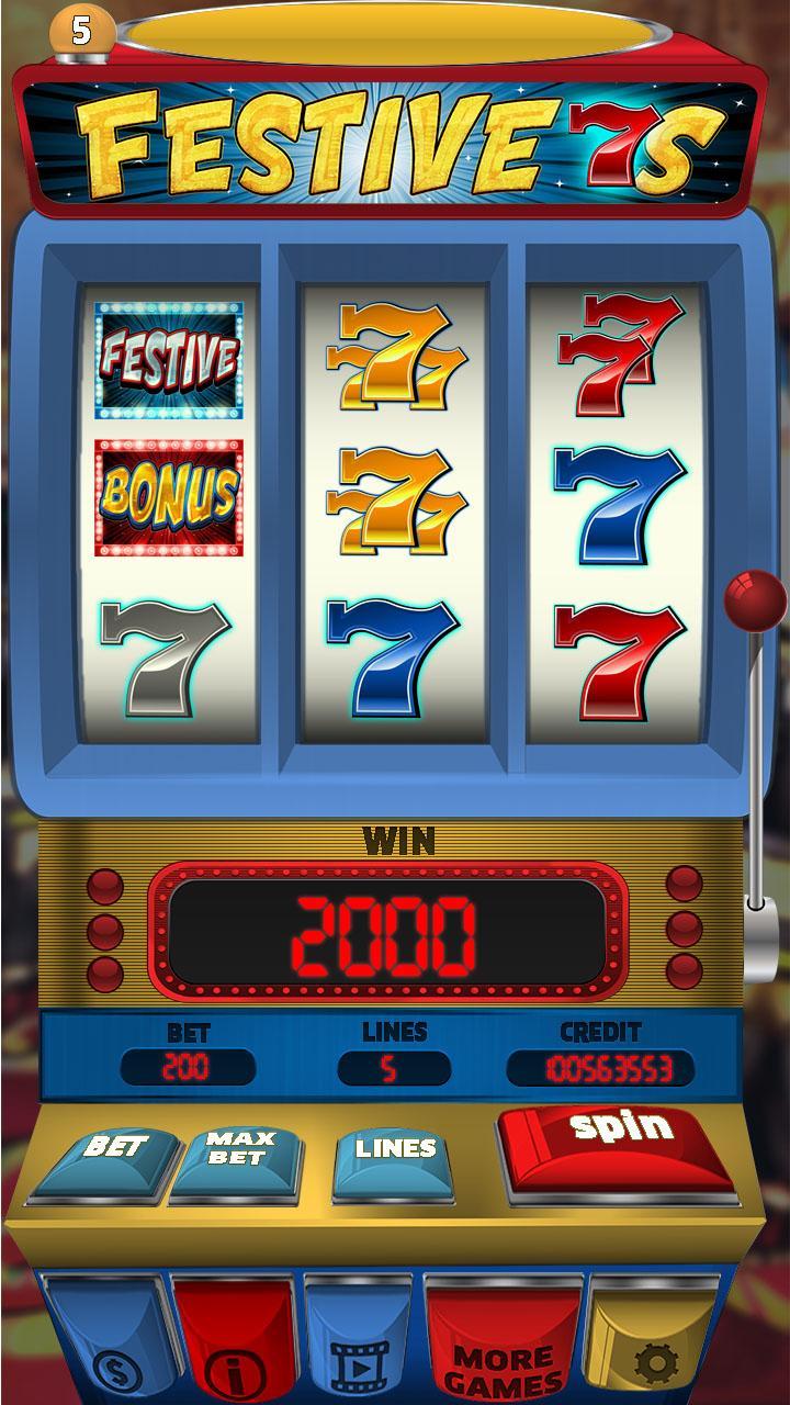 Festive 7s Slot Machine