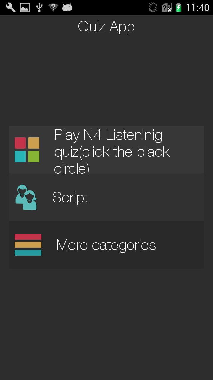 JLPT N4Listening Training