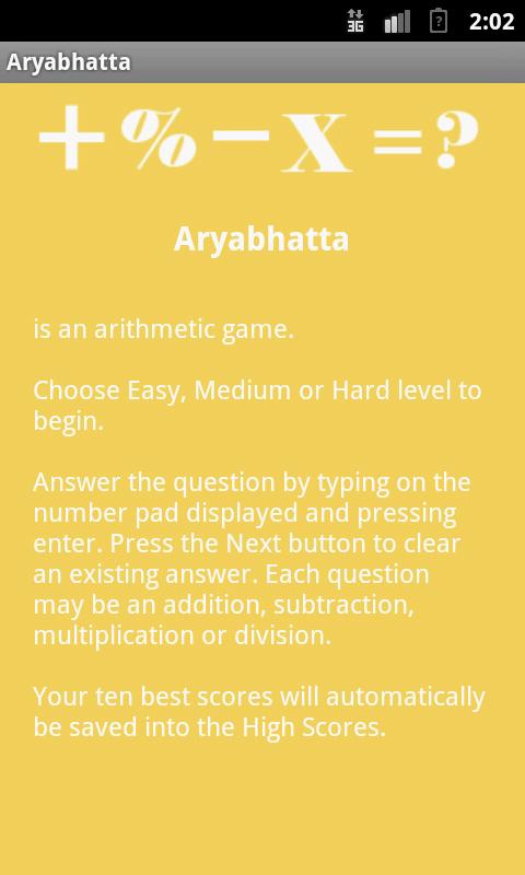 Math Aryabhatta