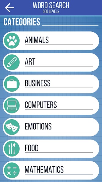 Word Search - 500 Levels
