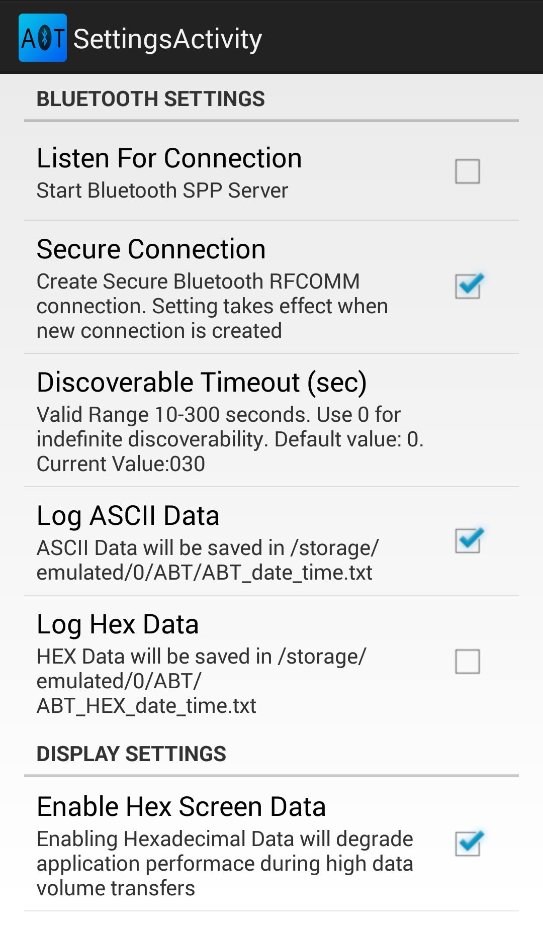 Advanced Bluetooth Terminal