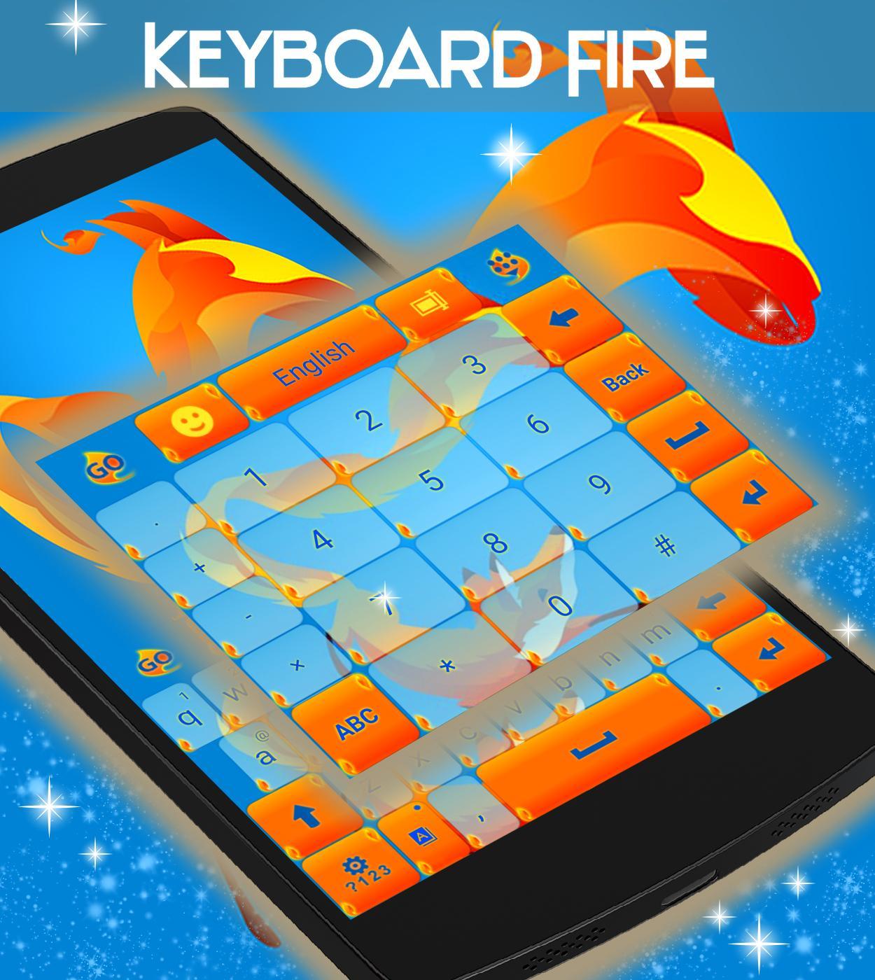 Fire Fox Keyboard Skin