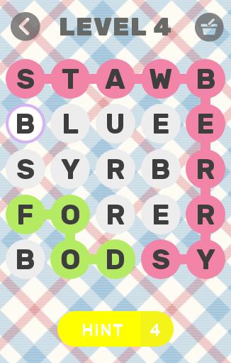 Word find food edition