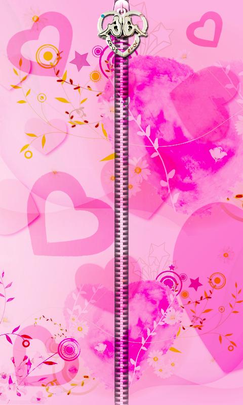 Pink Love Zipper UnLock
