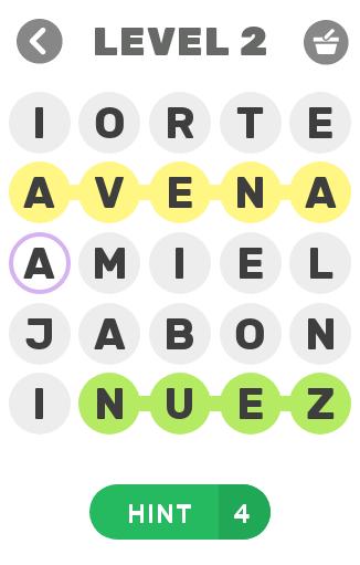 Busca palabras - Alimentos