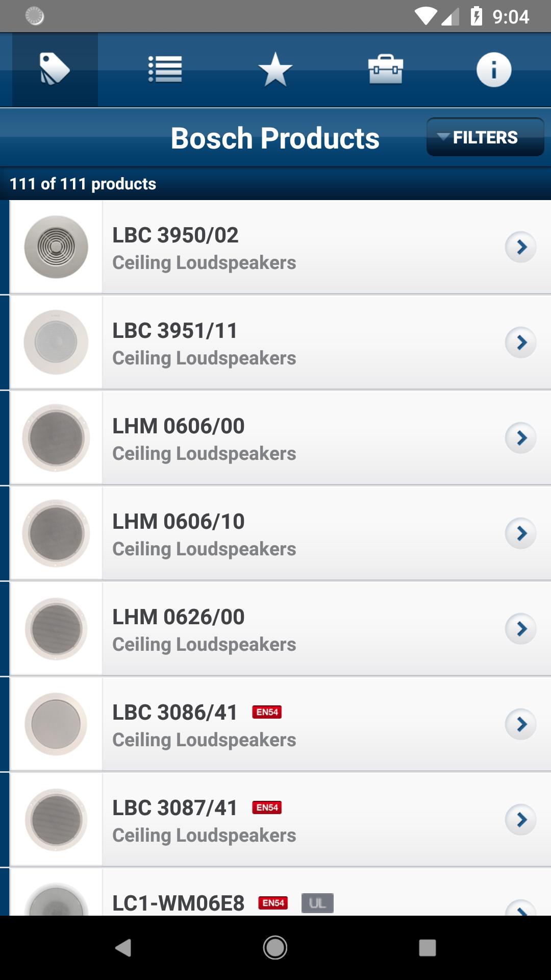 Bosch Loudspeaker Selection