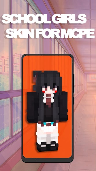 School Girl Skin For Minecraft