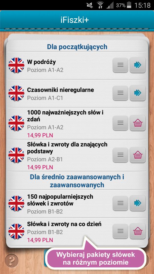 iFiszki+ Angielski