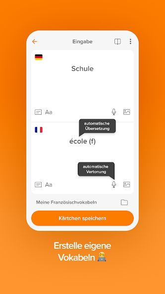 Memorize german vocabulary