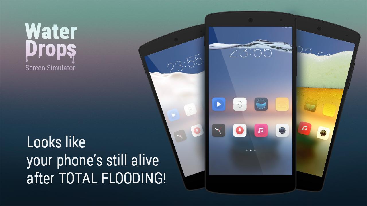 Water Drops Screen Simulator