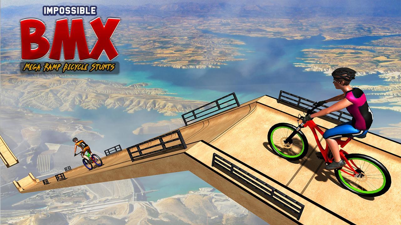 BMX Impossible Mega Ramp Bicycle Stunts