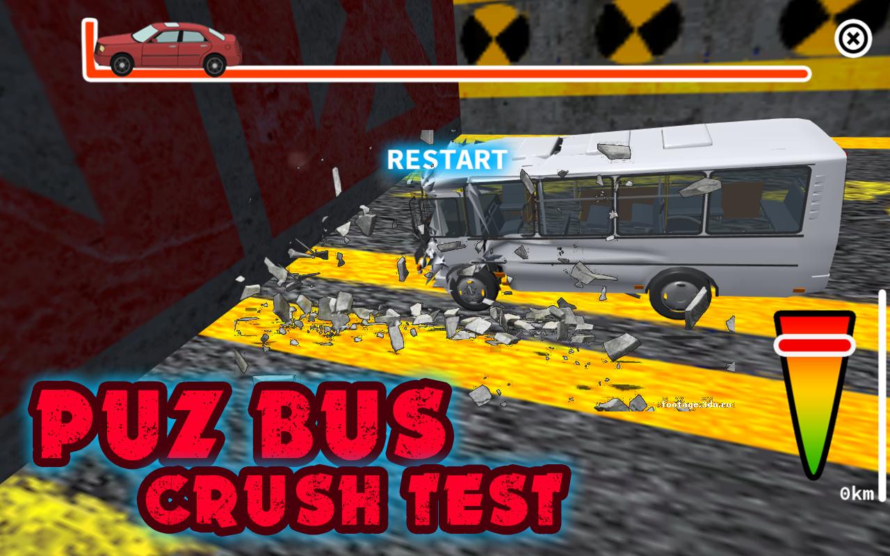PAZ BUS Crash Test