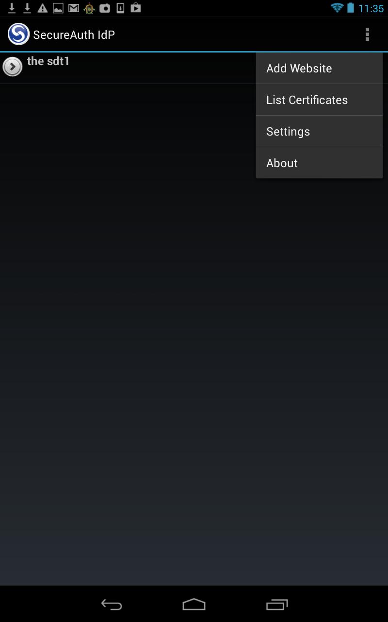 SecureAuth IdP for Android MAM