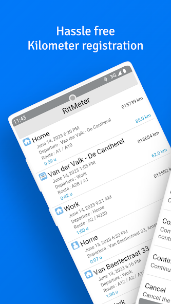RitMeter Milageregistration