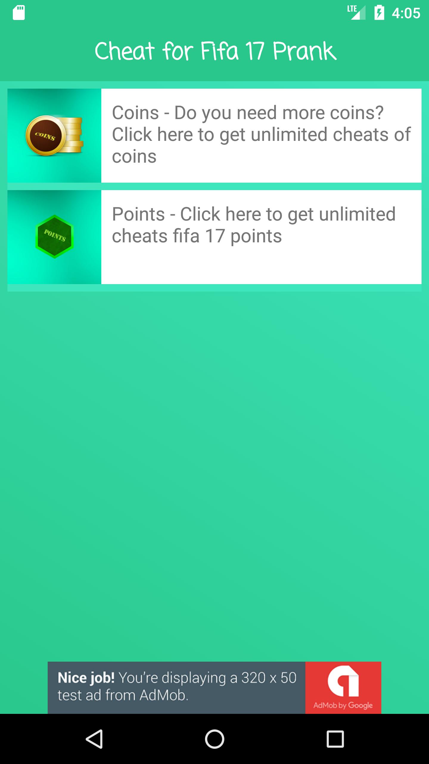 Cheat for fifa 17 prank!