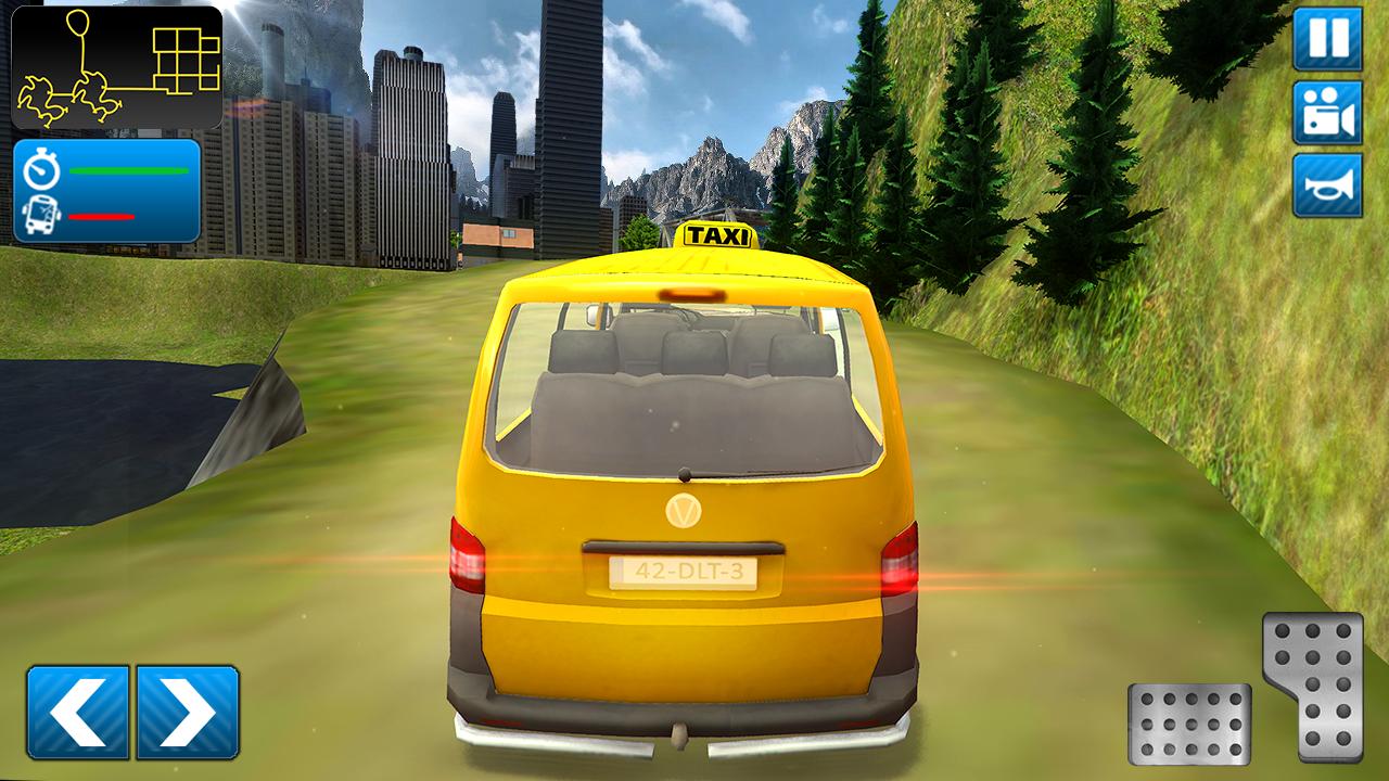 Taxi Driver: Hill Simulator 3D
