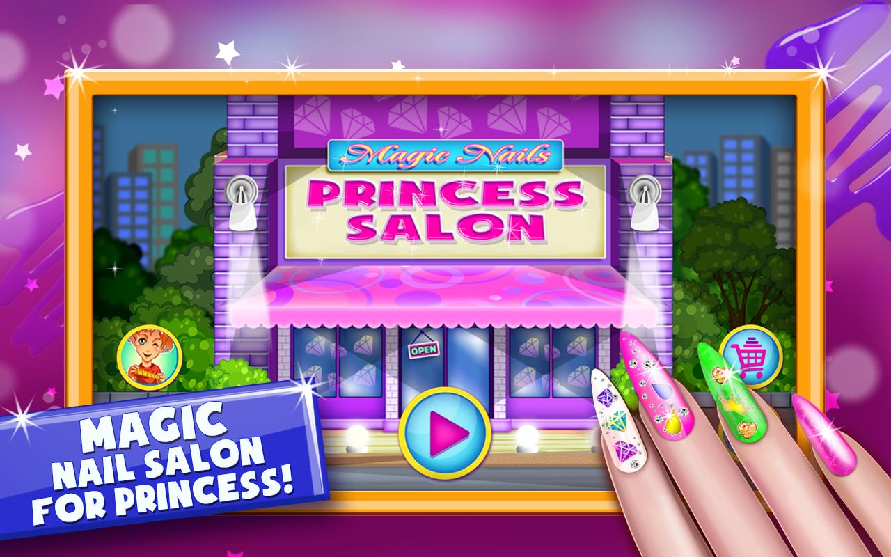Princess Salon Magic Nail Game