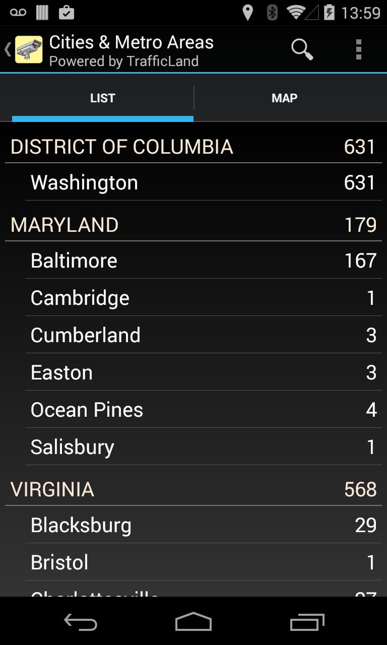 Washington D.C. Traffic Cams