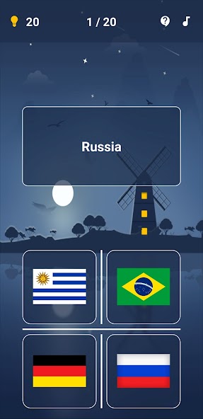 Flag quiz - Country flags
