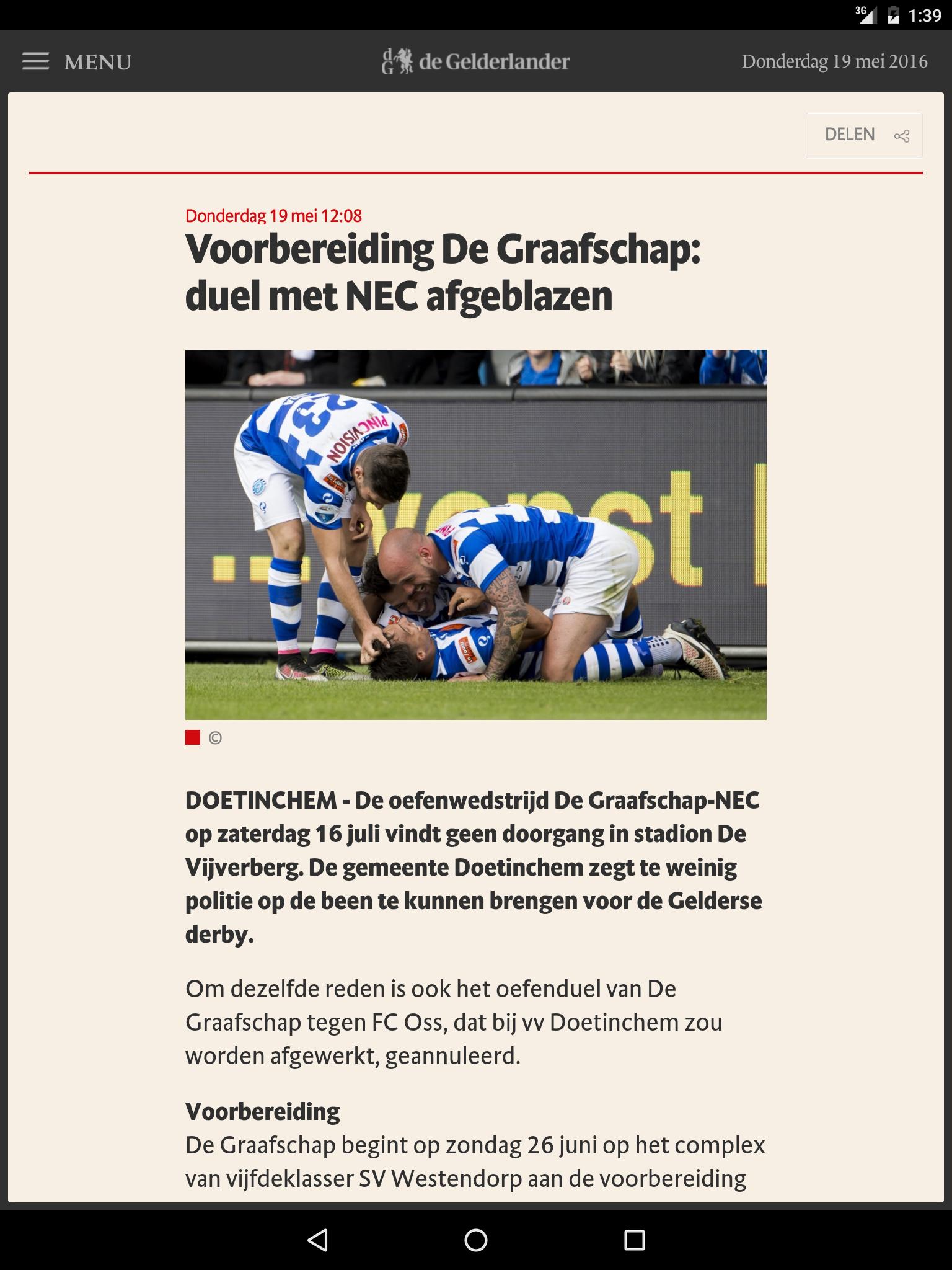 De Gelderlander voor tablet