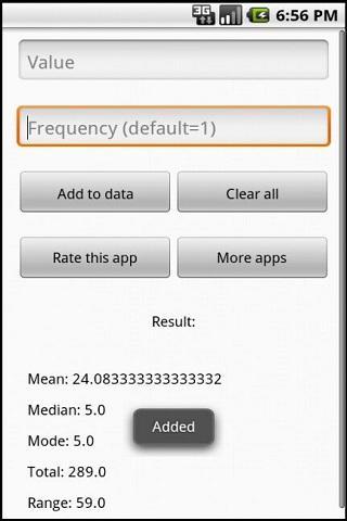 X Stats-Statistics calculator
