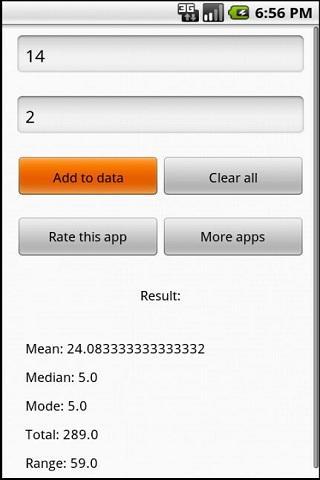 X Stats-Statistics calculator