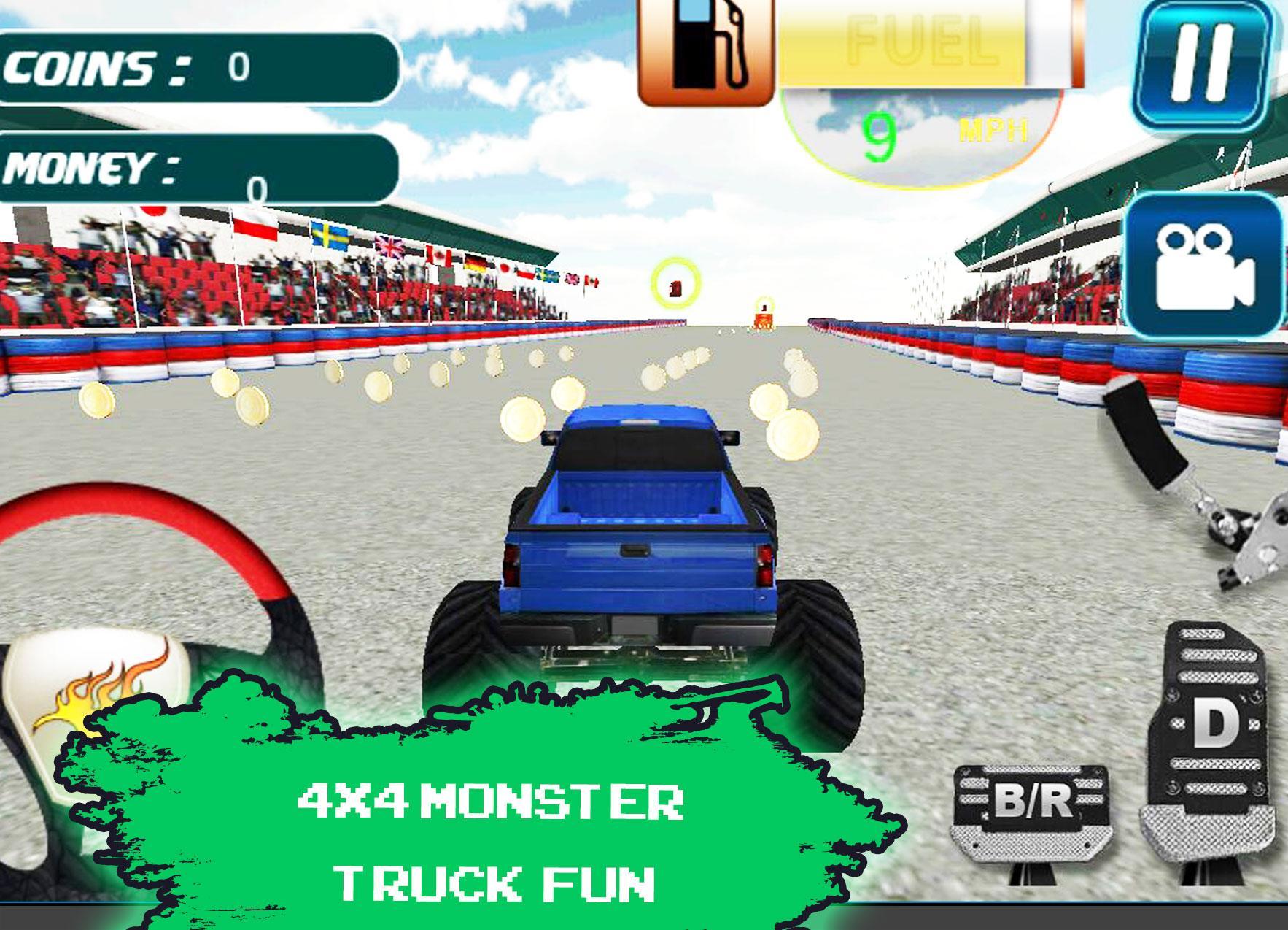 Monster Truck Driving : 4X4 Truck Driving Games